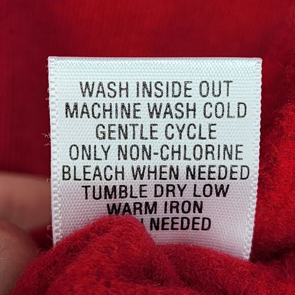 Vintage Breckenridge Sweatshirt Women’s LARGE | Red Fleece Zip Jacket | Snowmen - Picture 13 of 13